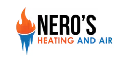 Nero's Heating and Air logo, promoting HVAC business visibility and lead generation.