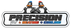 Precision Air penguin logo designed by RS Gonzales