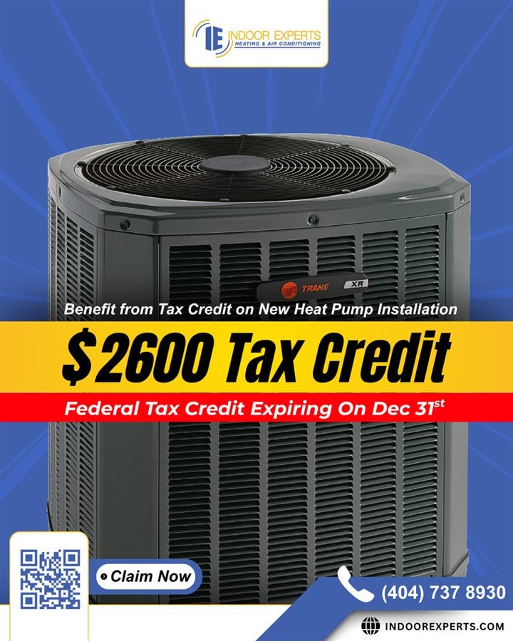 A finished HVAC social media promo graphic