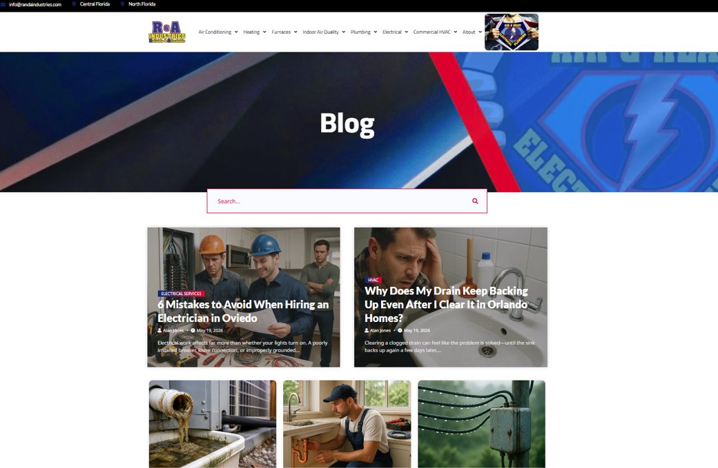 An HVAC blog full of helpful articles answering homeowner questions and seasonal tips